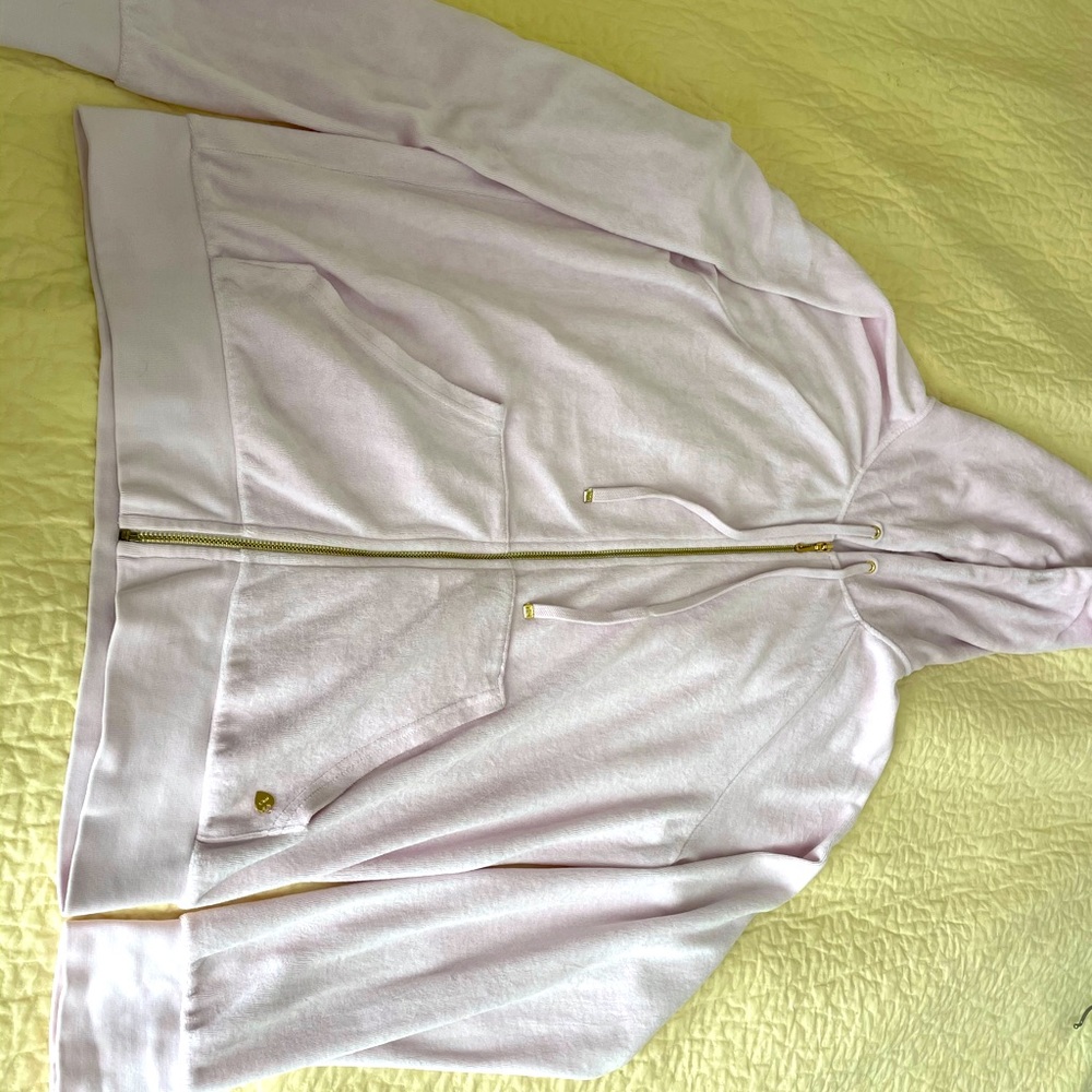 Juicy Couture Velour Pink Track top